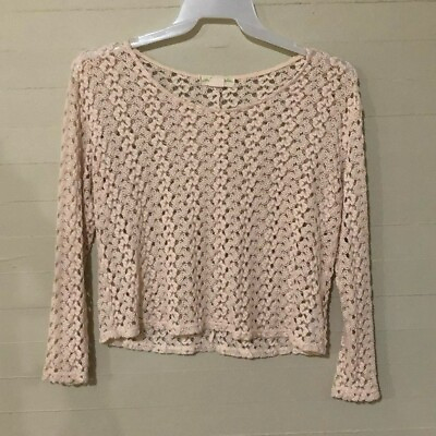 #ad Urban Outfitters Staring At Stars Crochet Crop Top SZ S $24.99