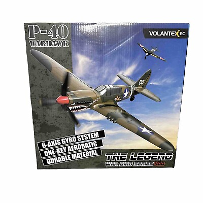 #ad 2.4G RC Airplane Volantex P40 4CH 6Axis Fighter Gyro Fixed Wing Remote Plane Toy $99.90