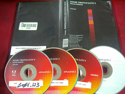 #ad Adobe Creative Suite 4 CS4 Design Premium For Windows Full Retai DVD Version $299.95