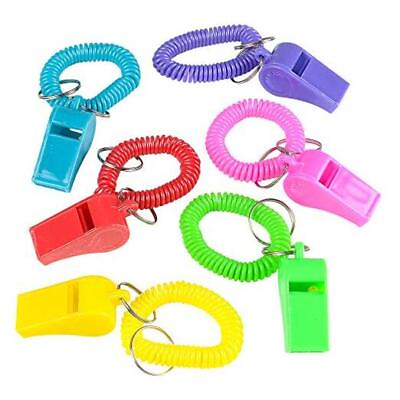 #ad Bedwina Whistle for Kids with Bracelet Pack of 24 Bulk Whistles and $23.93
