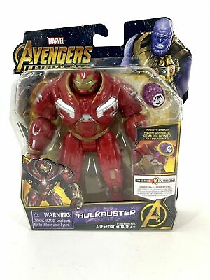 #ad Avengers Infinity War Hulkbuster 6quot; Figure Hulk Buster Red Vision Stone Marvel $59.91