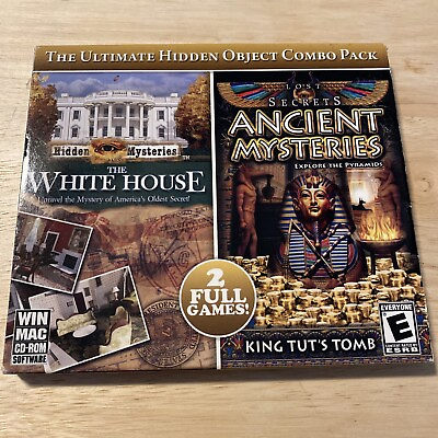#ad The Ultimate Hidden Object Combo Pack 2n1 Games White House Ancient Mysteries $5.99