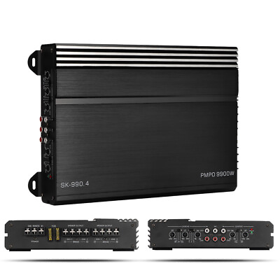 #ad 9900W 12V Car Amplifier Powerful Stereo Audio Power 4 Channel Bass Amp Class AB $55.99