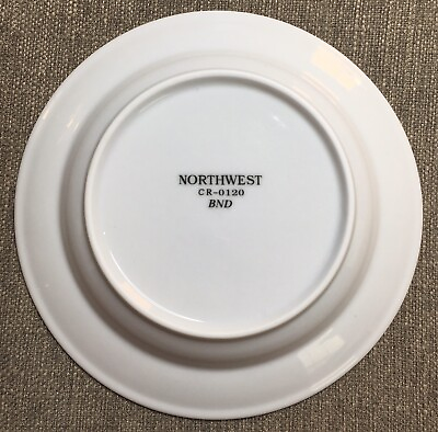 #ad Vintage Northwest Airlines First Class Plate CR 0120 BND $7.97