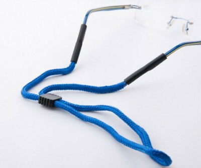 #ad Adjustable blue cord chain lace lanyard strap string eyeglasses sunglasses mag AU $9.95
