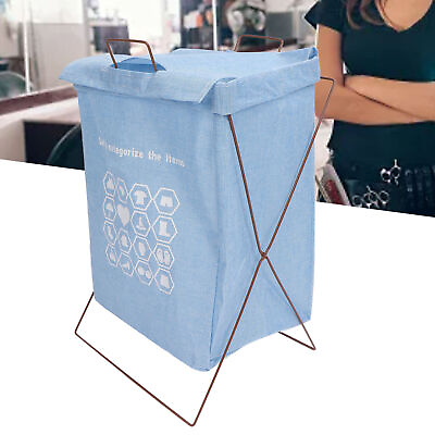#ad Towel Storage Basket Waterproof Simple Foldable Cotton Linen Towel Storage $30.84