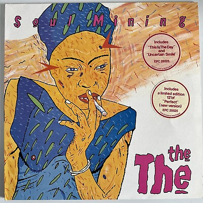 #ad THE THE SOUL MINING VINYL LP EPIC UK 1983 FIRST PRESSING BONUS 12” NEAR MINT GBP 155.00