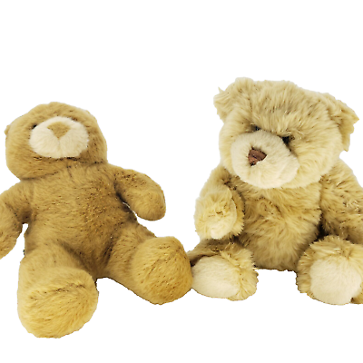 #ad Build A Bear Brown Teddy Bears Plush Stuffed Animals Lot of 2 Shaggy Fur $8.00