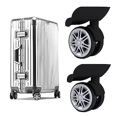 #ad Luggage Replacement Wheels SH RuiDu 1 Pair A65 Replacement Suitcase Spinner $26.31