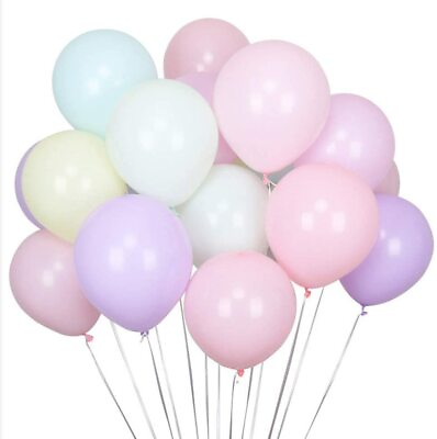 #ad 10inch 100x Pastel Balloon Macaron Candy Colored Latex Balloons Helium Floating $14.95