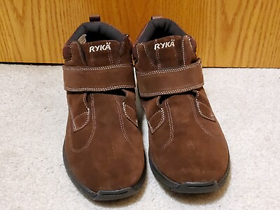 #ad Ryka Aura Ankle Boot Womens Size 10M Brown Suede Single Strap Bootie $27.99