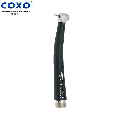 #ad COXO Dental Push Button High Speed Air Handpiece Turbine B2 2Holes Black Color $54.99