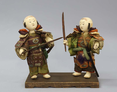 #ad Japanese Antique Kids Samurai Mizuhikite Gosho Doll 18th C Mid Edo $2700.00