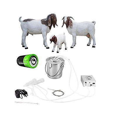 #ad 3L Goat Electric Milking Machine Automatic Rechargeable Battery Powered Puls... $222.48