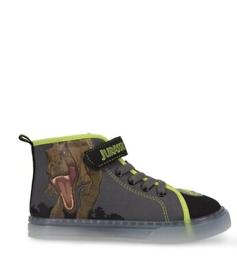 #ad Jurassic World Toddler Boys Light up Casual High Top Sneakers Sizes choosable $15.50