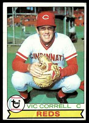 #ad 1979 Topps Vic Correll Cincinnati Reds #281 $0.99