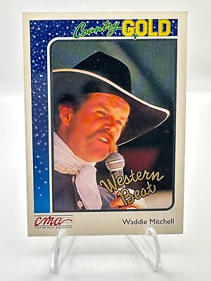 #ad 1992 CMA COUNTRY GOLD #94 WADDIE MITCHELL TRADING CARD $3.19