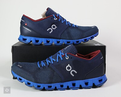 #ad NEW On Cloud X 1.0 Midnight Cobalt Cloudtec Shoes 20.99973 Men#x27;s Size 7 13 $139.99