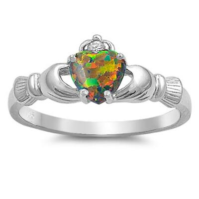 #ad Traditional Irish Claddagh Love Friendship Sterling Silver Ring Sizes 4 13 $13.99