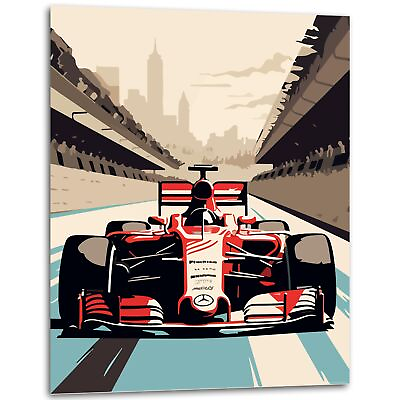 #ad 1 Poster Room F1 Wall Art Racing Car Men Decor Pacey 11x14 Inches Unframed $9.95