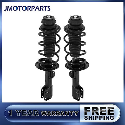 #ad #ad 2PCS Front Complete Shocks Struts Assembly For 2006 2011 Toyota Yaris 2012 Sedan $97.96