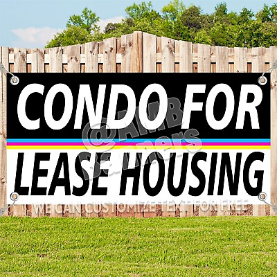 #ad CONDO FOR LEASE Advertising Vinyl Banner Flag Sign Many Sizes HOUSING $249.77