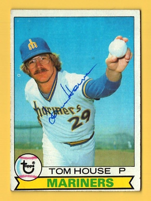 #ad Tom House Hand Signed Autograph Auto 1979 Topps $2.95