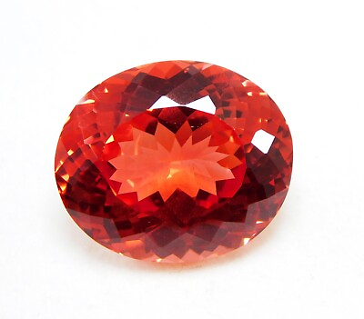 #ad Certified 34.30 Ct Natural Ceylon Padparadscha Sapphire Oval Cut Gemstone $169.39