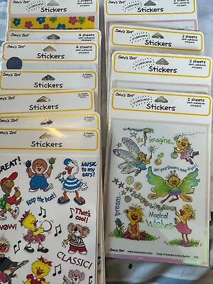 #ad Vintage Suzy zoo#x27;s Stickers NIP Free tracked shipping $6.99