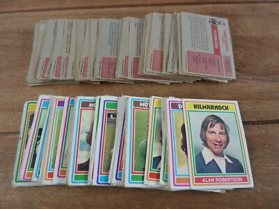 #ad Topps Scottish Red Backed Football Cards from 1976 Pick amp; Choose Your Cards GBP 1.49