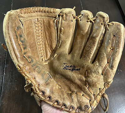 #ad Vintage Spalding Leather 12quot; Glove Bob Gibson Model 42 3206 Baseball RHT $20.00