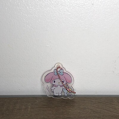 #ad Hello Kitty Keychain My Melody Charm Key Chains Key Holder Acrylic Sanrio Japan $14.99