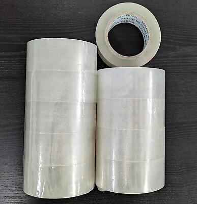 #ad Bulk Wholesale 40 Roll Clear Acrylic Packing Sealing Packaging Tape 2”x110 Yards $59.80