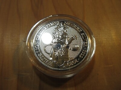 #ad #2 2020 Queen#x27;s Beast 2 oz Silver White Lion of Mortimer check the video $85.00