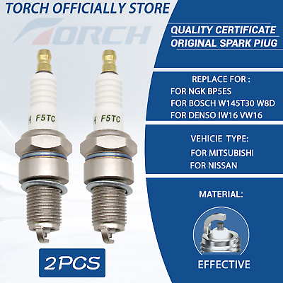 #ad #ad 2x TORCH F5TC Small Engine Spark Plug for CHAMPION N11YC 302 for NGK BP5ES 7832 $9.99