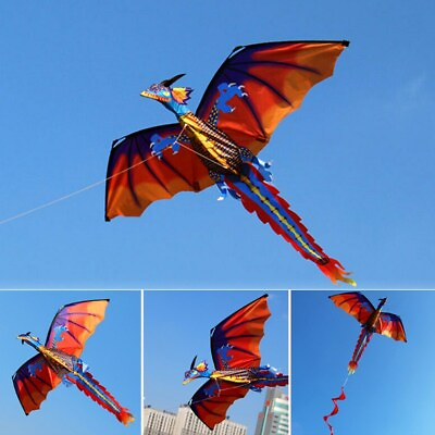 #ad 3D Dragon Single Line Kite For Adult Kids Classical Sports Outdoor Easy To Fly $13.76