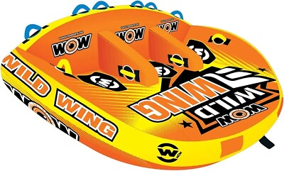 #ad WoW Sports Towable Wild Wing Front and Back Tow Points Inflatable Raft $450.00