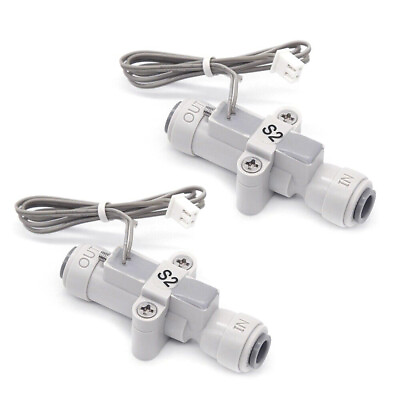 #ad 2PCS Water Flow Switch G1 4quot; Water Control Sensor for Water Purifier Dispenser $8.99