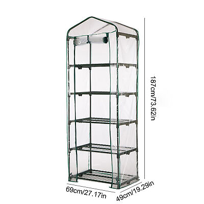 #ad Cover Only Mini Plant Cover Warm Clear PVC Tiers Shelves Grow Planting Tent $16.43