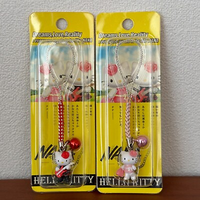 #ad NANA Hello Kitty collaboration Keychain Ai Yazawa Osaki amp; Komatu set SANRIO #669 $98.00