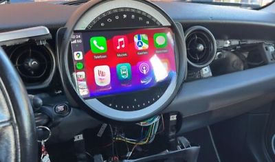 #ad 9quot;Apple Carplay Stero Radio Android 12 GPS For 2007 2014 BMW Mini Cooper R56 R60 $238.00