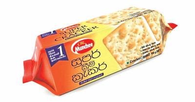 #ad Munchee Super Cream Cracker 190g Ceylon High Quality Snack Biscuit $14.99