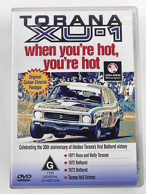 #ad Torana XU 1 Brock amp; Bathurst Included Australian Motorsport DVD Peter Brock AU $7.90