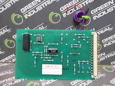 #ad USED MOOG D123 039 A007 P25 Universal Parison Timebased Programmer Control Board $200.00