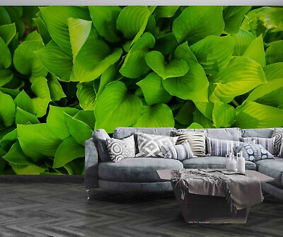 #ad 3D Plant Leaf Green Self adhesive Removable Wallpaper Murals Wall 343 AU $249.99