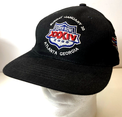 #ad Vintage Super Bowl XXXIV 2000 Atlanta Ga Hat Cap Rams vs Titans Snapback Black $11.15