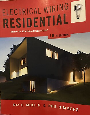#ad Electrical Wiring Residential 18th Edition $34.99