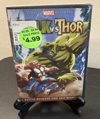 #ad NEW Hulk vs Thor DVD Marvel Universe Avengers Super Hero for Kids Cartoon Comic $8.90
