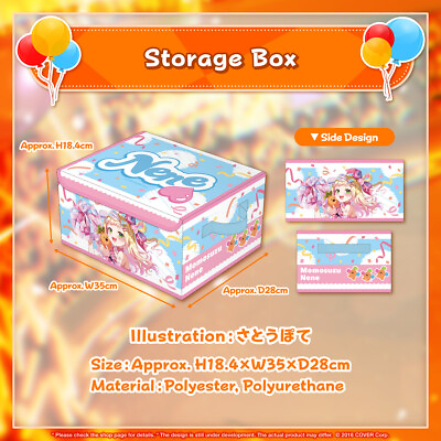#ad Hololive Momosuzu Nene 3rd Anniversary Celebration Storage Box $80.00