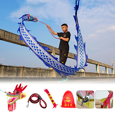 #ad Children Chinese Dragon Dance Practising Props New Year Dance Ribbons 3 Meter 5M $37.82